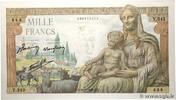 FRANCE 1000 Francs DÉESSE DÉMÉTER FRANCE 1000 Francs DÉESSE DÉMÉTER 1942 XF+ -