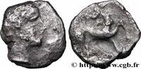 FRANCE Obole au cheval retourné, au M GALLIA - NEDENES (oppidum of Montlaures) 250-150 AC. (8mm, 0,44g, 10h) -