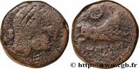 FRANCE Unité ou bronze au taureau GALLIA - NEDENES (oppidum of Montlaures) 121-45 AC. (23mm, 9,42g, 3h) -