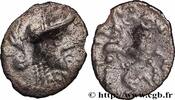 FRANCE Denier à la tête casquée à droite et aux oiseaux GALLIA - AULERCI CENOMANI (Area of Le Mans) Le Mans (72) c. 80-50 AC. (13,5mm, 1,07g, 3h) -