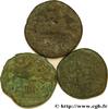 FRANCE Lot de trois bronzes GALLIA - NEDENES (oppidum of Montlaures) 121-45 AC. (mm, g, h) -