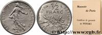 FRANCE Piéfort Nickel de 1/2 franc Semeuse PIEFORTS Paris 1972 (19,5mm, 9g, 6h) -