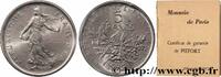 FRANCE Piéfort Cu-Ni de 5 francs Semeuse PIEFORTS Paris 1972 (29mm, 20g, 6h) -
