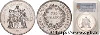 FRANCE Piéfort Argent de 50 francs Hercule PIEFORTS Pessac 1980 (41mm, 60,00g, 6h) -