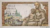 FRANCE 1000 Francs DÉESSE DÉMÉTER FRANCE 1000 Francs DÉESSE DÉMÉTER 1943 UNC -