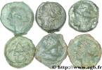FRANCE Lot de 6 petits bronzes SOUTH-EAST OF GAUL Ier siècle av. J.-C (mm, g, h) -