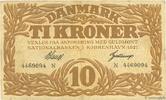 DENMARK 10 Kroner DENMARK 10 Kroner 1927 VF- -