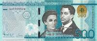DOMINICAN REPUBLIC 500 Pesos Dominicanos DOMINICAN REPUBLIC 500 Pesos Dominicanos 2014 UNC -