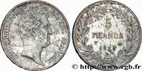 FRANCE 5 francs type Tiolier avec le I, tranche en creux LOUIS-PHILIPPE I Nantes 1830 (37mm, 24,68g, 6h) -