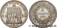 FRANCE 5 francs Hercule III REPUBLIC Paris 1870 (37mm, 25g, 6h) -
