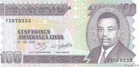 BURUNDI 100 Francs BURUNDI 100 Francs 2001 UNC -