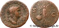 THE JULIO-CLAUDIANS (27 BC to 69 AD) As NERO Lyon 66 (27,5mm, 9,48g, 6h) -