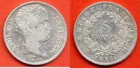 Französische Dezimalmünzen 5 FRANCS NAPOLÉON 1er REVERS EMPIRE ANNÉE 1814 H ATELIER LA ROCHELLE SEULEMENT 168863 EXEMPLAIRES FRAPPE MÉTAL ARGENT ÉTAT SUPERBE / N° -