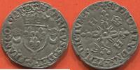 Französische Königliche Münzen HENRI II 1547-1559   1549 B ATELIER ROUEN A/ HENRICVS 2 DEI G FRANCORV REX, ÉCU DE FRANCE COURONNÉ, ACCOSTÉ DE DEUX CR