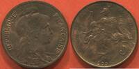 Französische Dezimalmünzen 5 CENTIMES TROISIÈME RÉPUBLIQUE 1871-1940 EN BRONZE DANIEL-DUPUIS ANNÉE 1900 ETAT SPLENDIDE A FLEUR DE COIN TRÈS JOLIE MONNAIE AVEC TOUT -