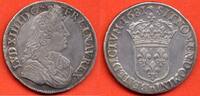 Französische Königliche Münzen ECU LOUIS XIV 1643-1715 DEMI ECU A LA CRAVATE 2e EMISSION 1681 D ATELIER LYON TIRAGE 40293 EXEMPLAIRES * / N° CATALOGUE : G178 -