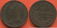 Französische Dezimalmünzen DIRECTOIRE 1795-1799 UN DÉCIME DUPRE TYPE DÉFINITIF L'AN 7 A ATELIER PARIS POIDS 19.08g ETAT TTB JOLIE MONNAIE / N° CATALOGUE -