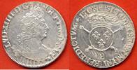 Französische Königliche Münzen ECU LOUIS XIV 1643-1715 DEMI ECU AUX INSIGNES 1703 E ATELIER TOURS REFORME SUR UN PALME 1697 METAL ARGENT POIDS 13,5g * / N° CATALO -