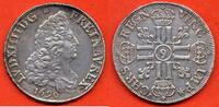 Französische Königliche Münzen 1715 ECU LOUIS XIV 1643- AUX 8L REFORMATION METAL ARGENT ANNEE 1690 9 ATELIER RENNES POIDS 27.4g * / N° CATALOGUE : G216 -