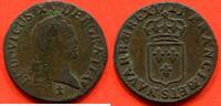Französische Königliche Münzen 1774 LIARD LOUIS XV 1715- AU BUSTE ENFANTIN 1721 S ATELIER REIMS POIDS 2.56g ETAT TB/TTB / N° CATALOGUE : G270 -