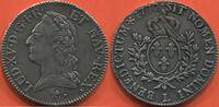 Französische Königliche Münzen LOUIS XV 1715-1774 ÉCU A LA VIEILLE TÊTE 1772 L ATELIER BAYONNE, MÉTAL ARGENT. A/ LUD XV D G FR ET NAV REX. R/ SIT NOMEN DOMINI -