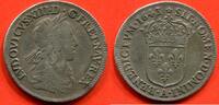 Französische Königliche Münzen 1/4 D'ECU LOUIS XIII 1610-1643 2e poinçon VAR ROSE METAL ARGENT ANNEE 1643 A ATELIER PARIS RARETE R2 POIDS 6.66g / N° CATALOGUE : G48 -