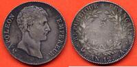 Französische Dezimalmünzen 5 FRANCS NAPOLEON EMPEREUR ANNEE AN12 A ATELIER PARIS METAL ARGENT TRANCHE A * / N° CATALOGUE : G579 -