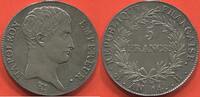 Französische Dezimalmünzen 5 FRANCS NAPOLÉON EMPEREUR AN 14 H ATELIER LA ROCHELLE MÉTAL ARGENT POIDS 24.96g FRAPPÉ A SEULEMENT 31607 ETAT SUPERBE A SPLENDIDE / N -