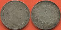 Französische Dezimalmünzen 5 FRANCS PREMIER EMPIRE 1804-1814 NAPOLÉON AU REVERS EMPIRE ANNÉE 1813 Q ATELIER PERPIGNAN MÉTAL ARGENT ETAT TTB/SUP CASSURE DE COIN A -