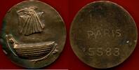 Médailles MEDAILLE EN BRONZE VILLE DE PARIS R/PARIS 5583 80mm -