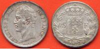 Französische Dezimalmünzen 5 FRANCS CHARLES X 2eme TYPE A L'EFFIGIE MODIFIÉE ANNÉE 1827 W ATELIER LILLE MÉTAL ARGENT ÉTAT TTB/SUP / N° CATALOGUE : G644 -
