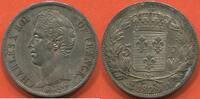 Französische Dezimalmünzen 5 FRANCS CHARLES X SECOND TYPE D'EFFIGIE 1828 D ATELIER LYON POIDS 24.76g ÉTAT TB/TTB / N° CATALOGUE : G644 -