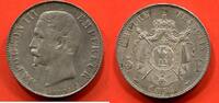 Französische Dezimalmünzen 5 FRANCS SECOND EMPIRE - NAPOLÉON III TÊTE NUE 1854 A ATELIER PARIS RARE SEULEMENT 10650 EXEMPLAIRES FRAPPE POIDS 25.03g / N° CATALOGU -