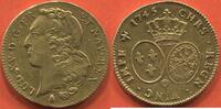 Französische Königliche Münzen DOUBLE LOUIS D'OR LOUIS XV 1715-1774 AU BANDEAU 1745 Q ATELIER PERPIGNAN POIDS 16.20g RARETÉ R3 ÉTAT TTB JOLIE MONNAIE / N° CATALOGUE : GAD346 -