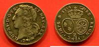 Französische Königliche Münzen DOUBLE LOUIS D'OR LOUIS XV 1715-1774 AU BANDEAU 1744 Z ATELIER RARE GRENOBLE POIDS 16.30g ETAT TTB+ QUELQUES AIRLINES SINON MONNAIE AVEC ENCORE -