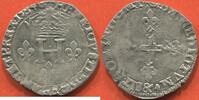 Französische Königliche Münzen  HENRI III 1574-1589 DOUBLE PARISIS 2eTYPE ANNÉE 1584 & ATELIER AIX POIDS 4.35g RARETÉ R3 ETAT TTB JOLIE ET RARE M...