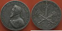 Médailles HENRI IV 1589-1610 MÉDAILLE D’ÉPOQUE EN ARGENT COMMÉMORE LE SACRE D'HENRI IV LE 27 FÉVRIER 1594 EN LA CATHÉDRALE DE CHARTRES A/ -