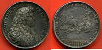 Médailles MEDAILLE LOUIS XIV 1643-1715 D'EPOQUE EN ARGENT CELEBRANT LA CONQUETE DE LA FRANCHE-COMTE 1668 A/ LVD XIIII D G FR ET NAV REX LE BUSTE -