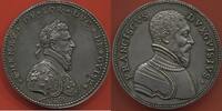 Médailles HENRI IV 1589-1610 MÉDAILLE EN ARGENT REFRAPPE 19eme FRANCOIS DE GUISE 1552 A/ HENRY DE LOR DVC DE GVISE R/ FRANCISCVS DVX GVISI -