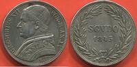 Ausländische Münzen SCUDO ITALIE GRÉGOIRE XVI 1831-1846 EN ARGENT ANNÉE 1845 R ATELIER ROME POIDS 26.27g ETAT TTB A SUPERBE JOLIE MONNAIE AVEC DES INFIM -