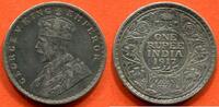 Ausländische Münzen 1 RUPEE INDE-BRITISH EN ARGENT GEORGE V 1917 POIDS 11.58g * / N° CATALOGUE : KM524 -