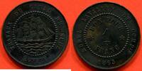 Ausländische Münzen 1 FRANC COLONIES FRANCAISES CANAL DE SUEZ MONNAIE DE NECESSITE BOREL LAVALLEY ET COMPAGNIE 1865 TRANCHE A 24 PANS POIDS 7.76g / N° CAT -