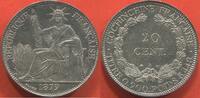 Ausländische Münzen 20 CENT COCHINCHINE EN ARGENT ANNÉE 1879 A ANCRE BARRÉE POIDS 5.44g ETAT SPLENDIDE AVEC DEUX COUPS AU REVERS A 3H ET A 9H / N° CATAL -