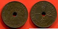 Ausländische Münzen 1 CENT INDOCHINE EN BRONZE 1897 A POIDS 7.50g ETAT SOUP/SPL / N° CATALOGUE : LECOMPTE052 -