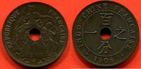 Ausländische Münzen 1 CENT INDOCHINE EN BRONZE 1906 A POIDS 7.5g ETAT SPL / N° CATALOGUE : LECOMPTE060 -