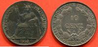Ausländische Münzen 10 CENTIMES INDOCHINE FRANCAISE ARGENT 1913 POIDS 2.72g * / N° CATALOGUE : LECOMPTE152 -