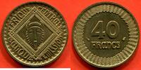 Ausländische Münzen 40 FRANCS ESSAI AFRIQUE CENTRALE DE DELANNOY 1958 POIDS 8.06g 33 EXEMPLAIRES / N° CATALOGUE : LECOMPTE22 -