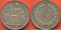 Ausländische Münzen 20 CENT INDOCHINE EN ARGENT ANNÉE 1837 A POIDS 5.38g ETAT SPLENDIDE A FLEUR DE COINS / N° CATALOGUE : LECOMPTE236 -