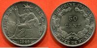 Ausländische Münzen 50 CENT INDOCHINE ESSAI FRAPPE MONNAIE EN BRONZE NICKEL 1946 POIDS 12.5g / N° CATALOGUE : LECOMPTE264 -