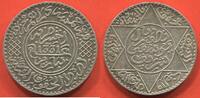 Ausländische Münzen 5 DIRHAMS MAROC MOULAY YUSSEF I EN ARGENT ( 1/2 RIAL ) 1331 H ATELIER PARIS POIDS 12.5g ÉTAT TTB/SUP / N° CATALOGUE : LECOMPTE183 -